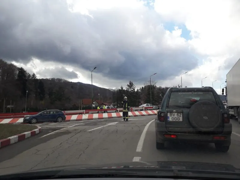 Accident rutier, pe drumul spre Săcele (FOTO)
