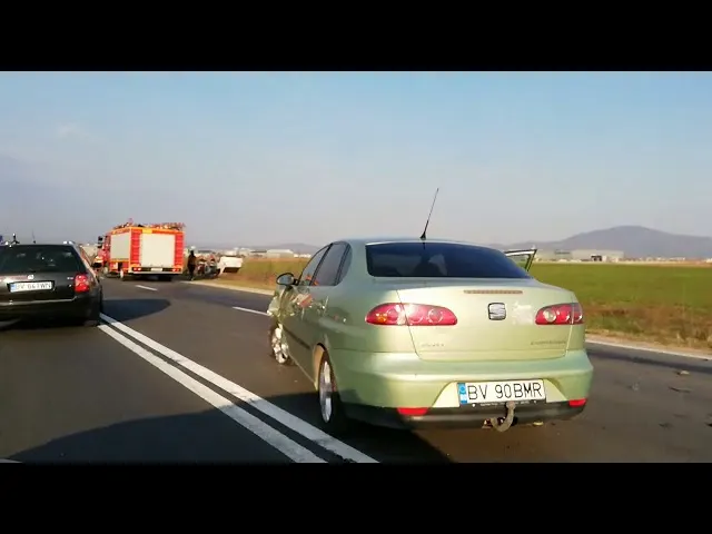 ULTIMĂ ORĂ: Accident între Cristian și Brașov (VIDEO)