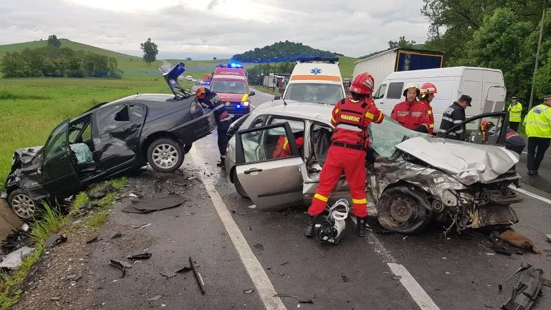 Accident rutier cu trei victime, pe DN1 (FOTO)