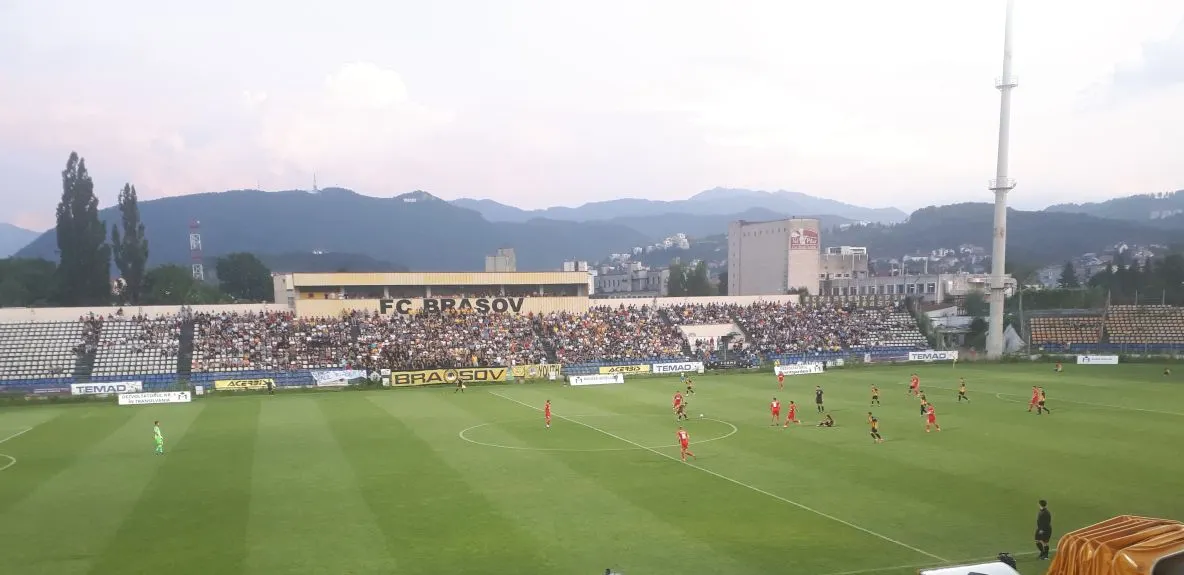 VIDEO Mii de suporteri prezenți la partida SR Brașov - FCSB! Meciul integral, AICI