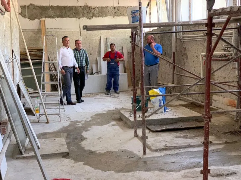 FOTO Stadiul lucrărilor de reabilitare la Spitalul Clinic de Urgență pentru Copii