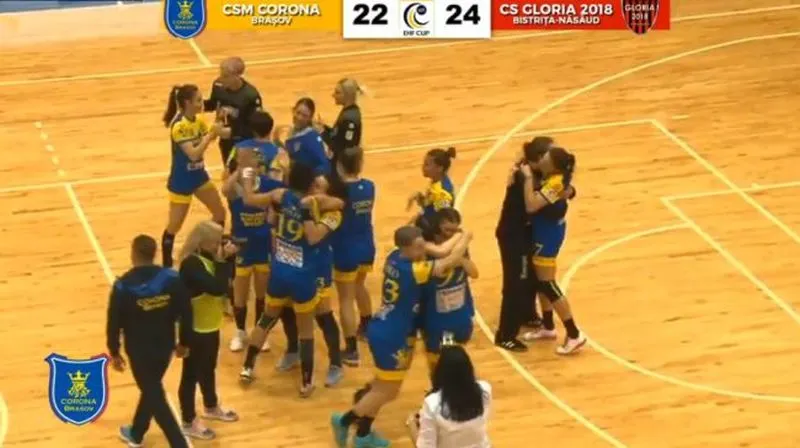 Corona Brașov, calificare dramatică în grupele Cupei EHF!