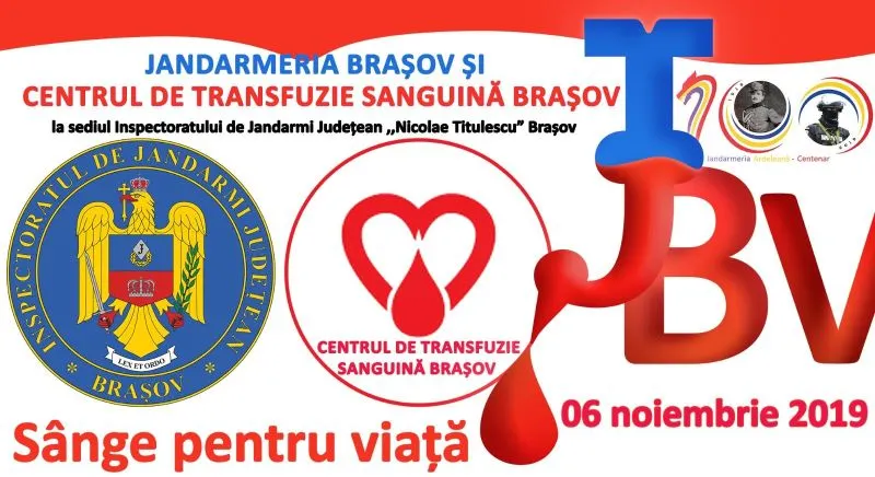 Campanie umanitară la Jandarmeria Brașov