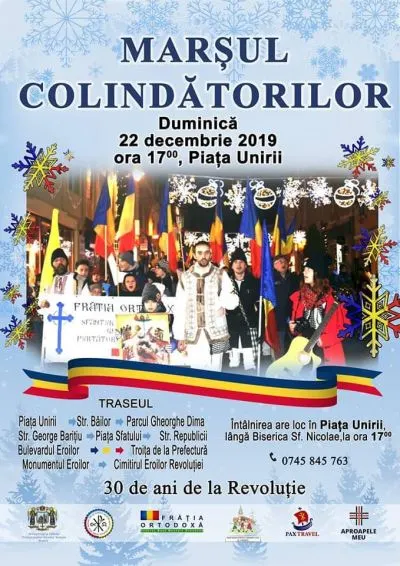 Marșul Colindătorilor, în weekend, la Brașov