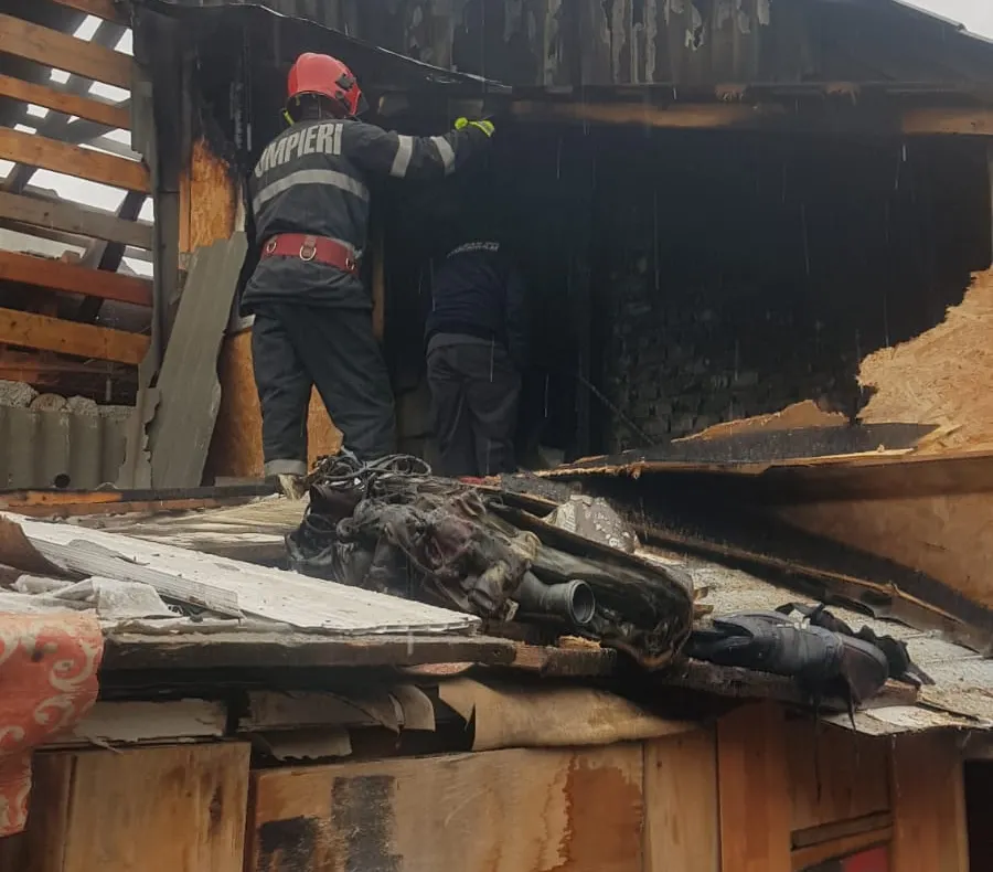 Incendiu în municipiul Braşov