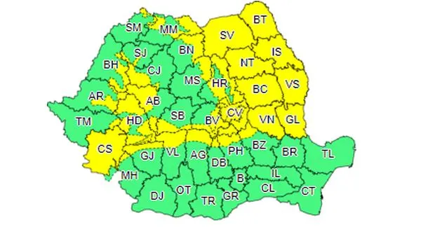Avertizare meteo! Ninsori și viscol, la Brașov