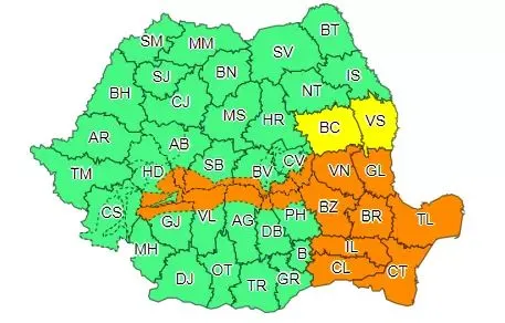 COD PORTOCALIU de vreme severă, la Braşov!