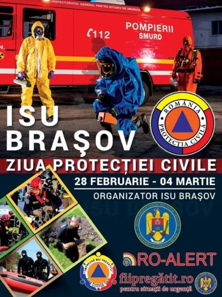 Ziua Protecției Civile, de mâine, la Brașov
