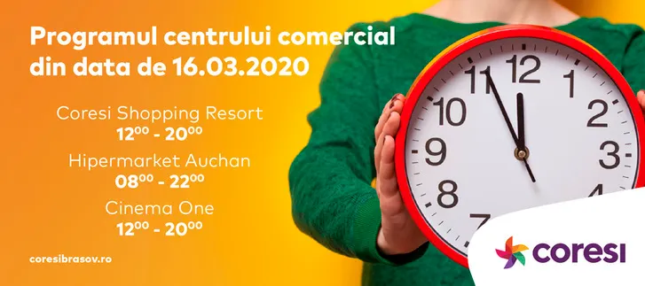 Program mai scurt, la Coresi!
