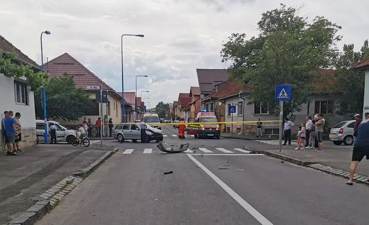 FOTO Accident cu două victime, în municipiul Brașov!
