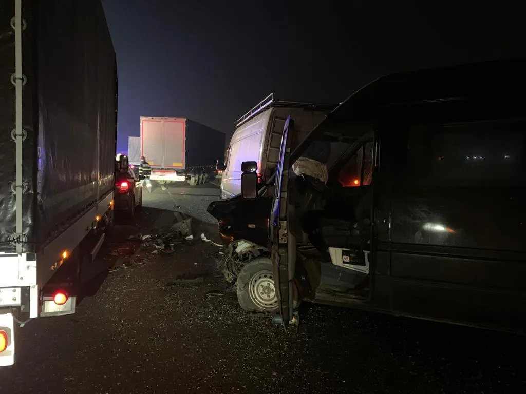 VIDEO+FOTO Accident pe Ocolitoarea Brașovului! Trafic BLOCAT