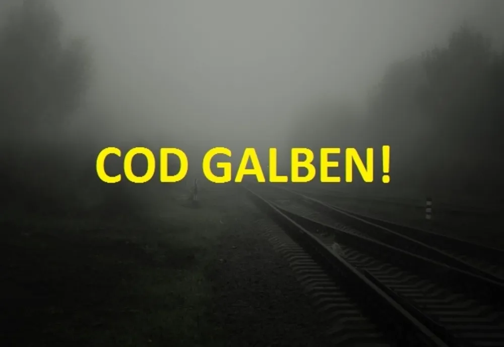 COD GALBEN de ceață densă în județele Braşov, Covasna, Harghita şi Mureş!