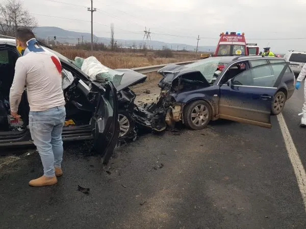 FOTO Grav accident rutier pe DN1, cu doi morți! Mașină de Brașov implicată!