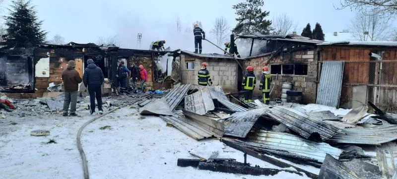 VIDEO+FOTO Efectele devastatoare ale incendiului de la Cotul Donului