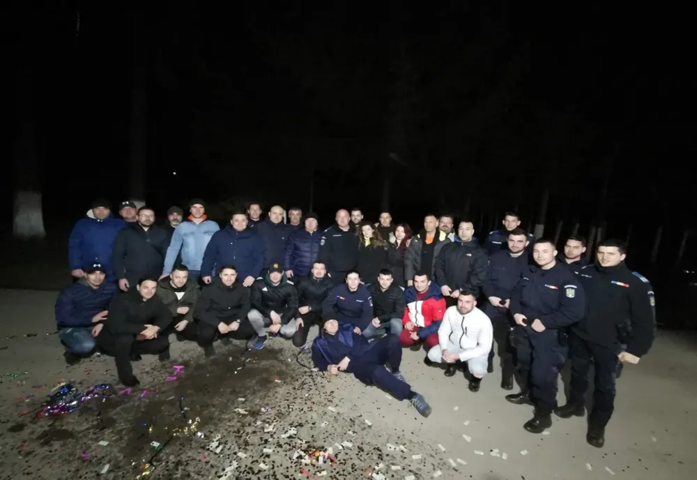 VIDEO Jandarmii braşoveni, petrecere în pandemie!
