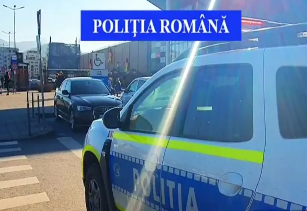 VIDEO Acţiuni ale polițiştilor, în parcările din Braşov! Amenzi de aproape 45.000 de lei