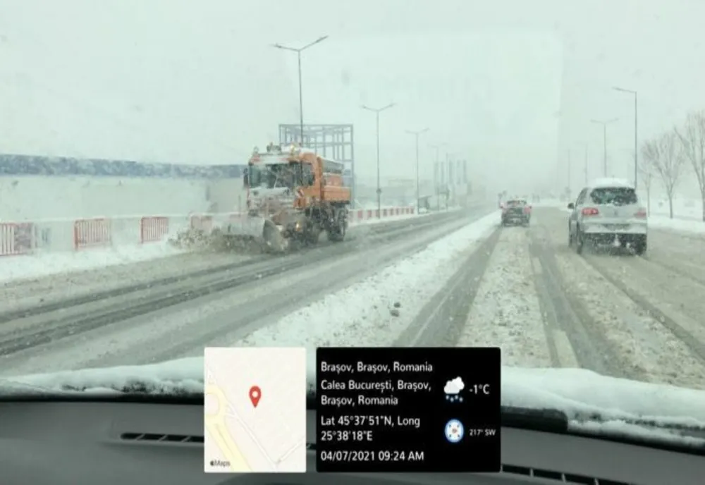 VIDEO Circulație blocată pe mai multe străzi din municipiul Brașov! Primăria a sancționat firma de deszăpezire!