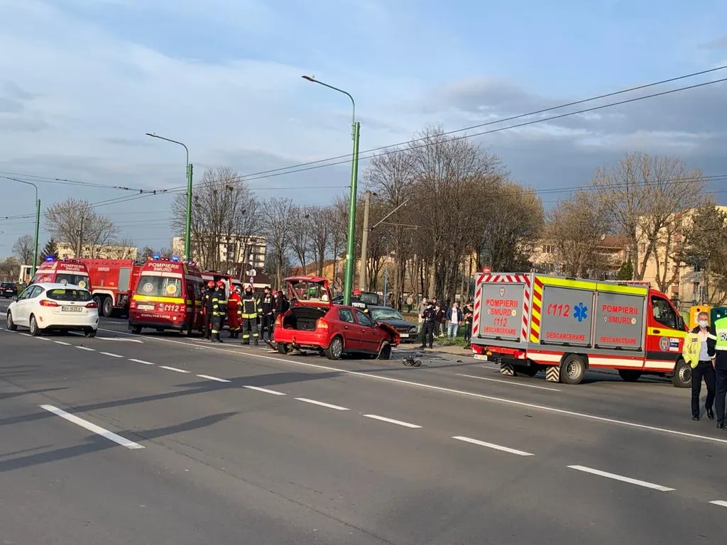 FOTO Accident cu victimă, pe strada Hărmanului