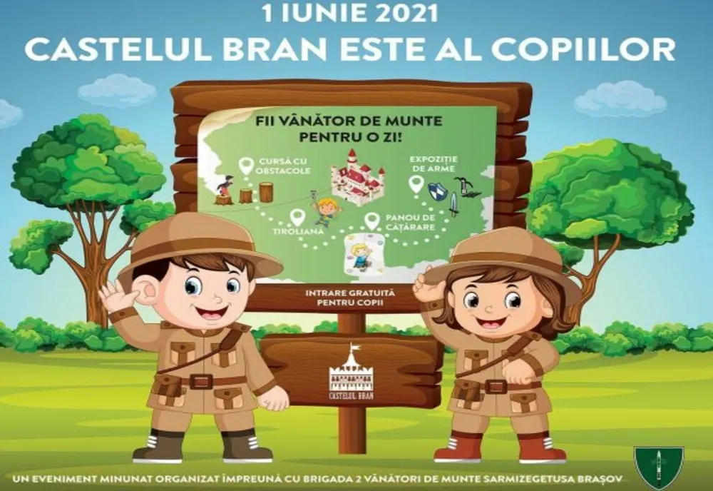 Program special pentru copii, de 1 iunie, la Castelul Bran