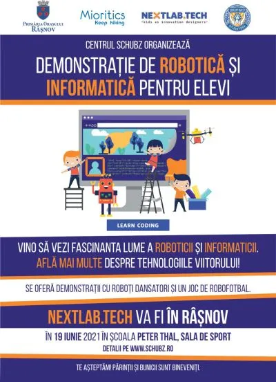 Concurs de robotică pentru copii, la Râșnov