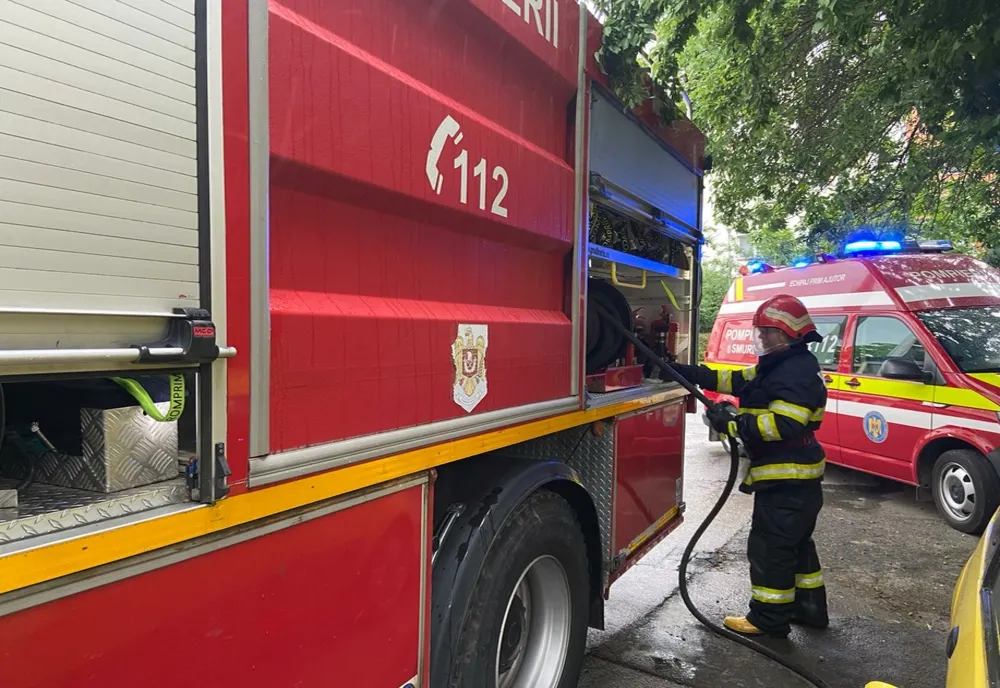 Bărbat mort într-un incediu, la Făgăraş