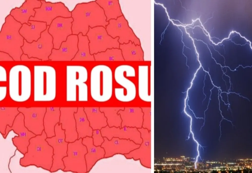 COD ROŞU de vijelie, la Braşov!