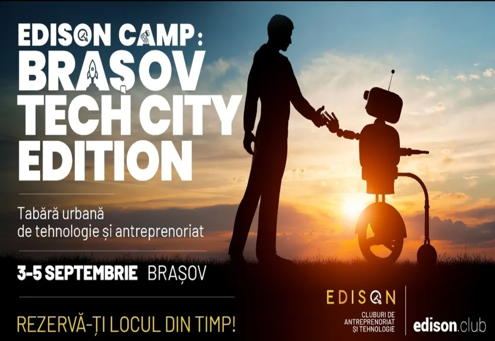 Taberele Edison, pentru elevii pasionați de tehnologie și antreprenoriat, au ajuns la Brașov