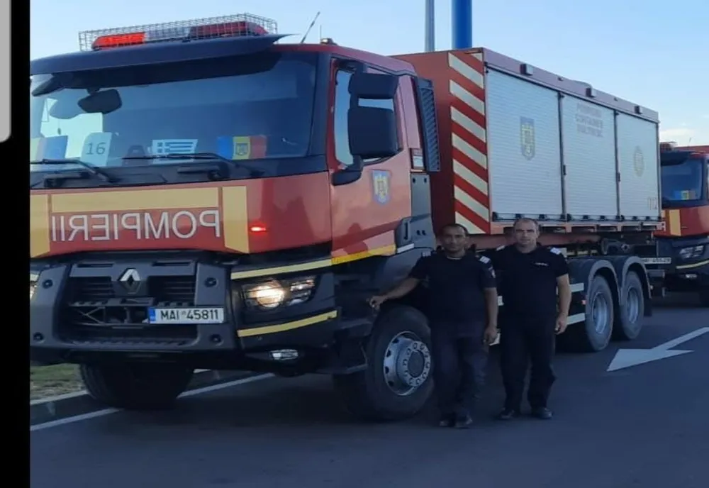 Autoturism în flăcări, pe DN1A