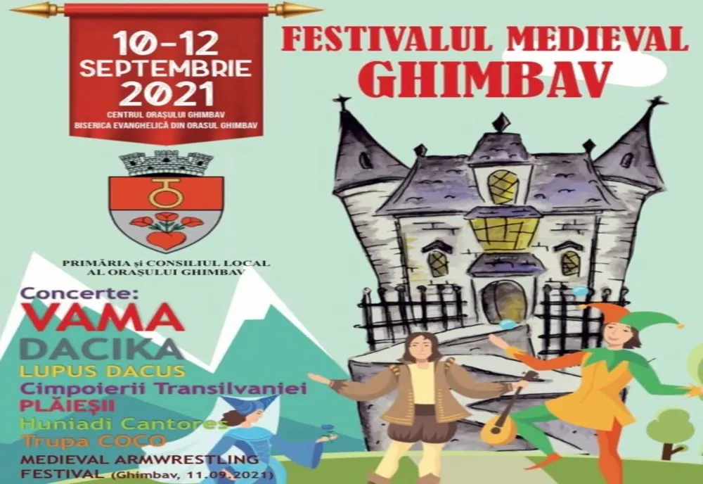 Festival Medieval, la sfârşitul săptămânii, la Ghimbav