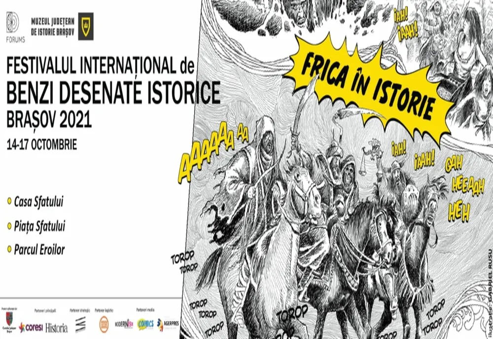Brașovul găzduiește Festivalul Internațional de Benzi Desenate Istorice! 