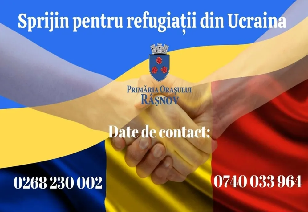 Ajutor pentru Ucraina și de la Primăria Râșnov!