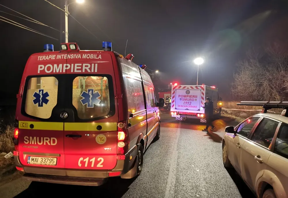 Accident cu victimă încarcerată, la Făgăraș