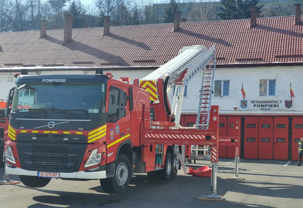 O nouă autoscară performantă în dotarea ISU Braşov (VIDEO)