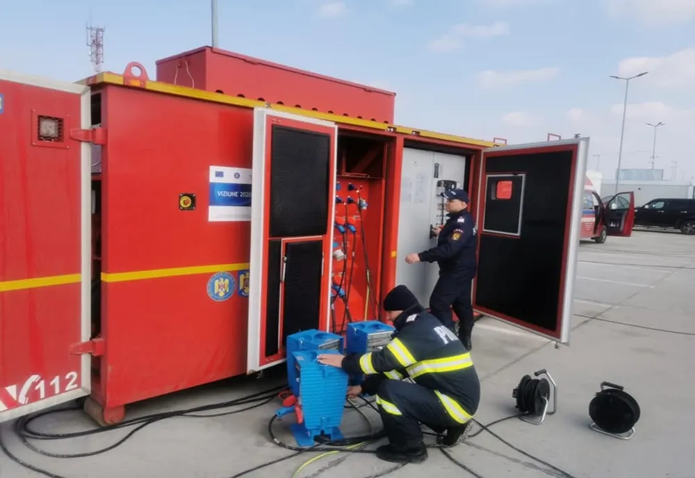 Pompierii braşoveni, din nou, în sprijinul refugiaților!