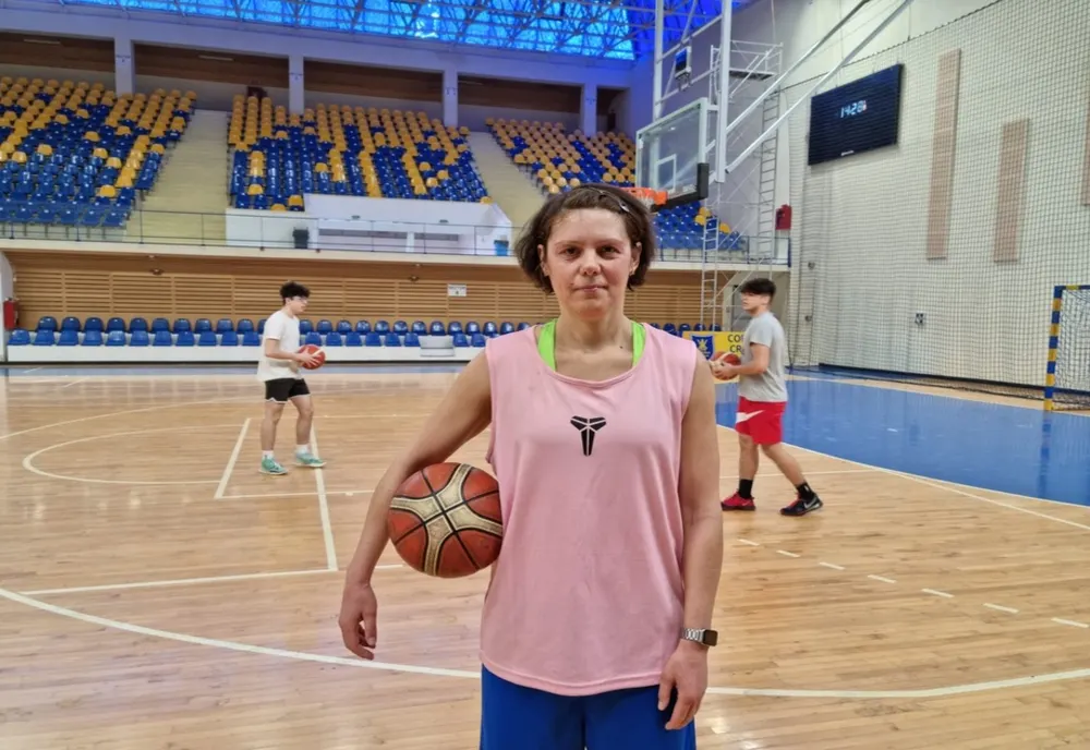 Julia, baschetbalista care a fugit de război și a ajuns la antrenamentele echipei Olimpia CSU Brașov