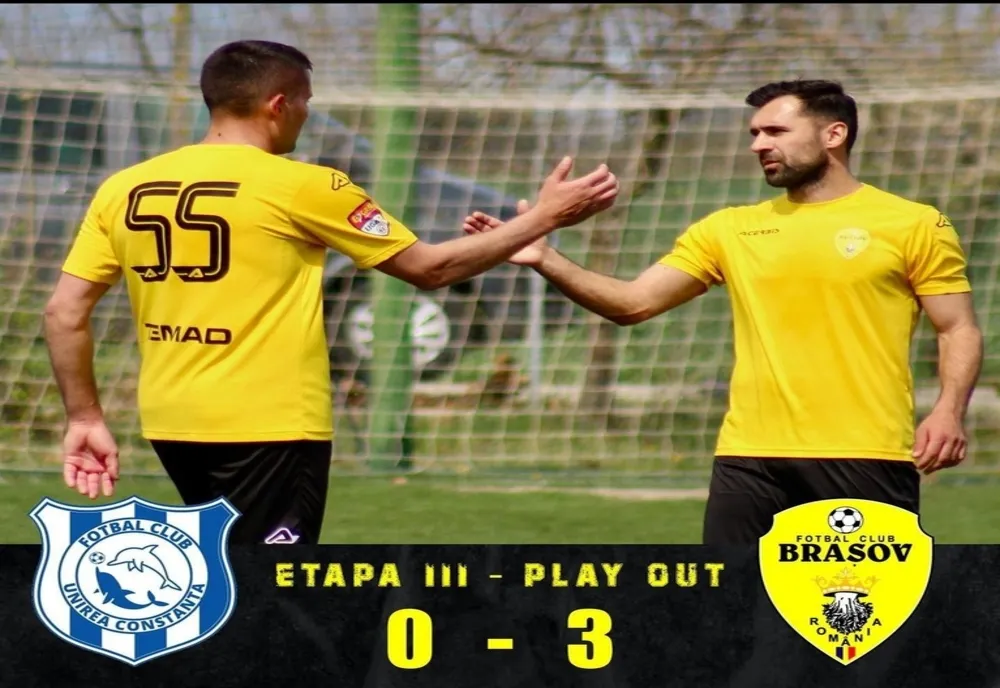 LIGA 2: FC Braşov învinge pe Unirea Constanța