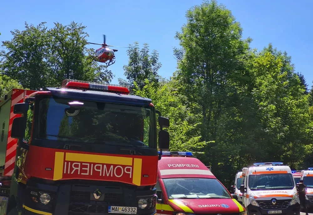 VIDEO Exercițiu ISU Brașov: PLAN ROȘU, accident cu 12 victime încarcerate