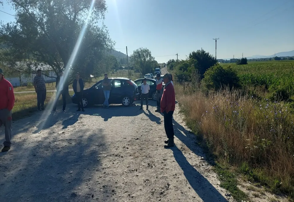 Protest, astăzi, lângă Cincu