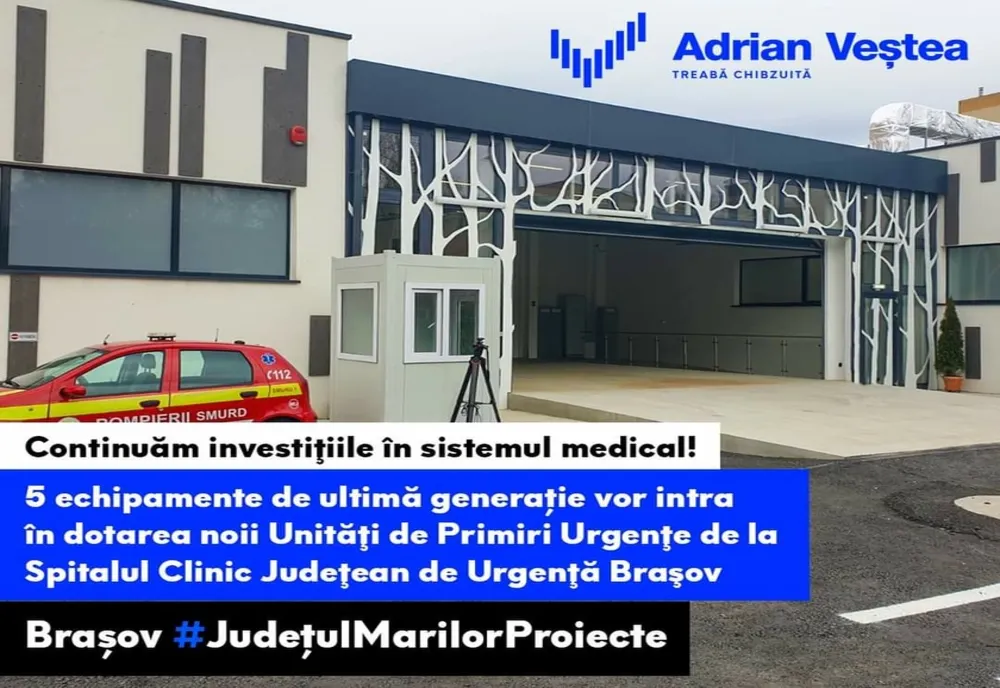 Echipamente medicale de ultimă generație la UPU Brașov