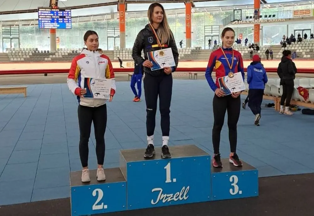 Brașoveanca Mihaela Hogaș, noua campioană națională la patinaj viteză!