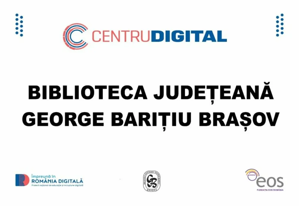 Cursuri GRATUITE de competențe digitale, la Biblioteca Județeană din Brașov