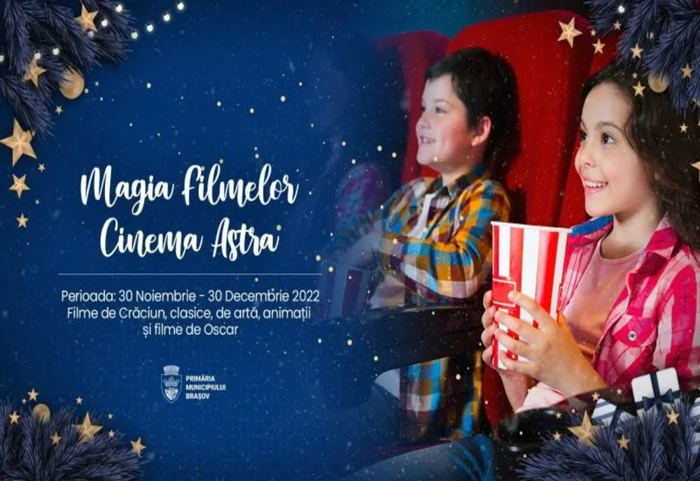 „Magia iernii la Brașov” vine cu peste 40 de filme, GRATUITE, la Cinema Astra! Programul proiecțiilor, până în 8 decembrie