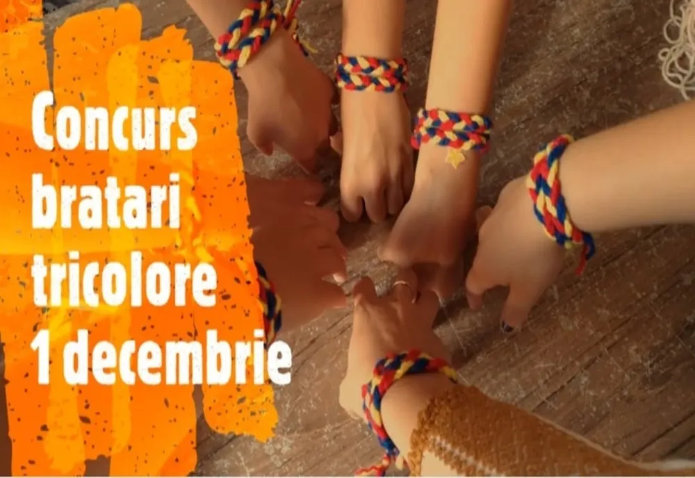 Concurs online de brățări tricolore, de 1 Decembrie