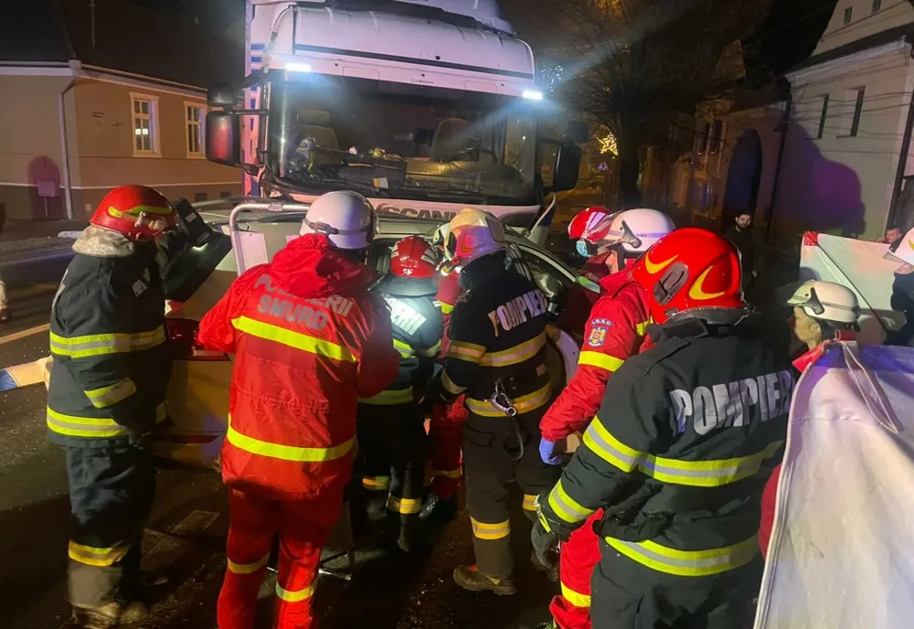 FOTO Accident rutier cu doi morți, la Prejmer!