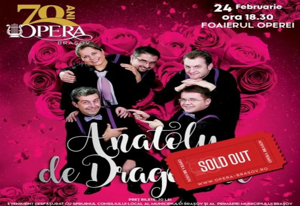 În mai puțin de 12 ore, s-au vândut toate biletele pentru evenimentele lunii februarie de la Opera Brașov!