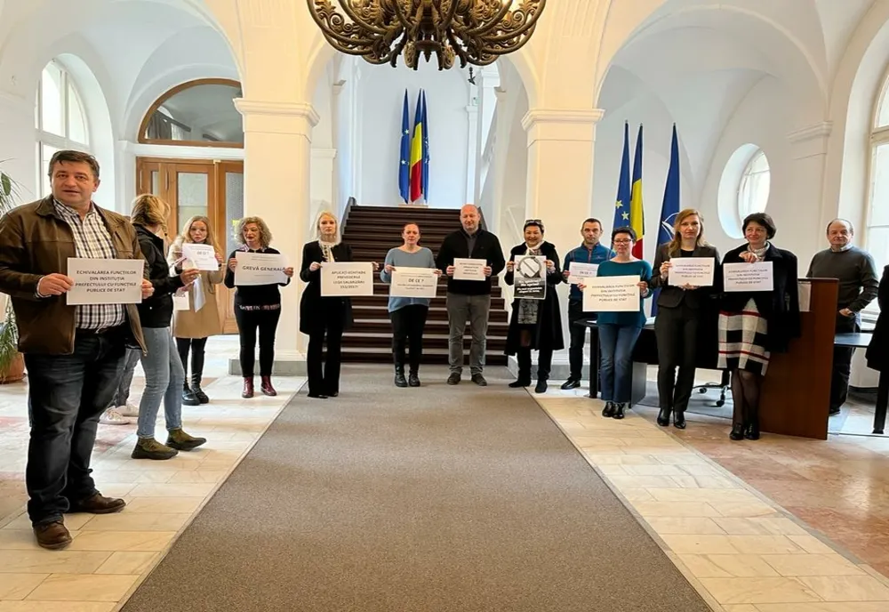 GREVĂ, acum, la Prefectura Brașov!