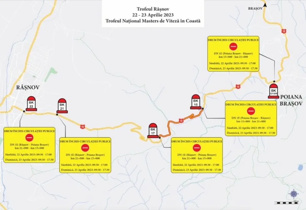 Restricții de circulație, în weekend, între Râșnov și Poiana Brașov