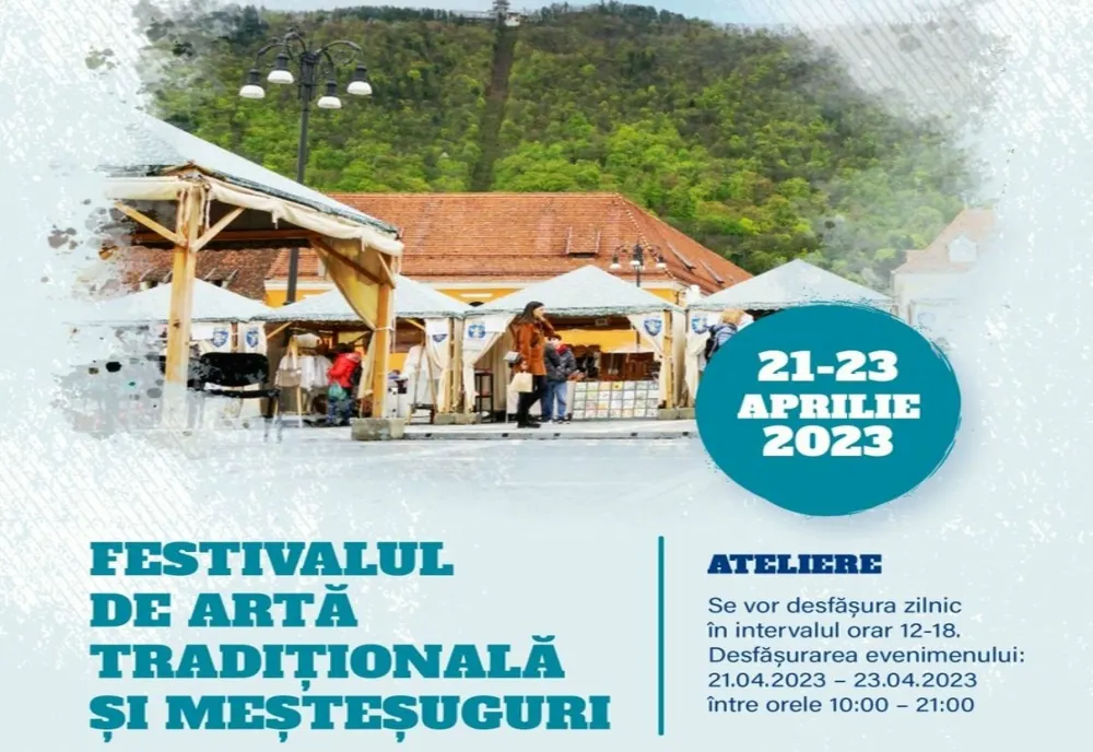 Festival de artă tradiţională şi meşteşuguri, în Piața Sfatului din Brașov