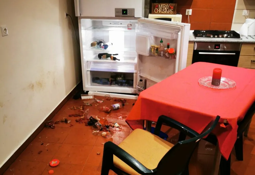 VIDEO Casa de vacanță, din Predeal, a unui medic, a fost distrusă de un urs!