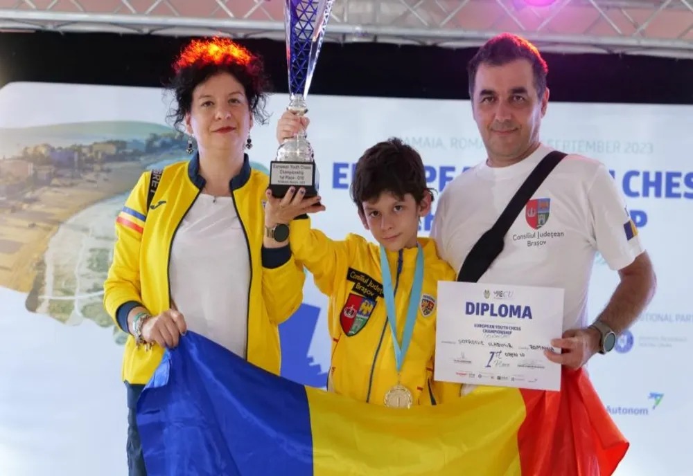 Rezultat istoric al brașoveanului de 10 ani, Vladimir Sofronie, la Campionatul European de șah clasic